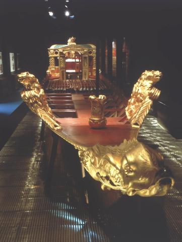 PRINCE FRDERICK'S BARGE - looking aft.