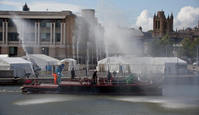 Pyronaut - during opening ceremony of M Shed, Bristol, June 2011