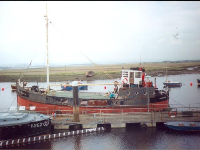 SPARTAN - alongside quay at Irvine. Port side.