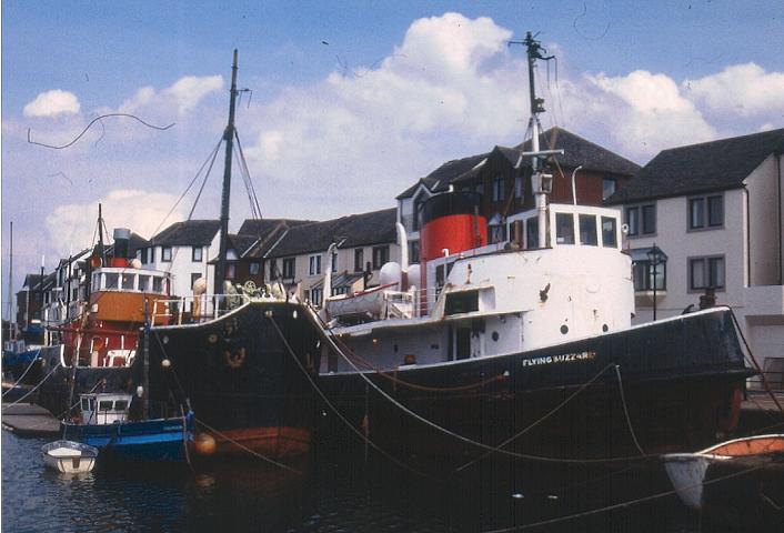 FLYING BUZZARD - open to visitors at Maryport. Starboard bow looking aft.