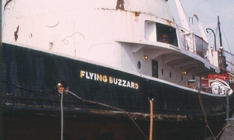 Flying Buzzard - port bow