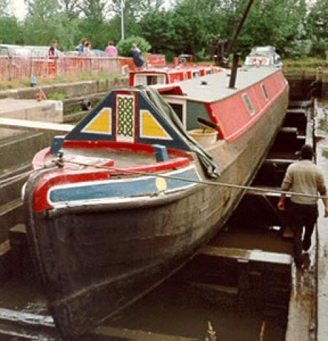 HAZEL in dry dock in Runcorn, July 1993.