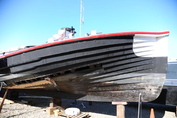 Maud during her refit in 2014