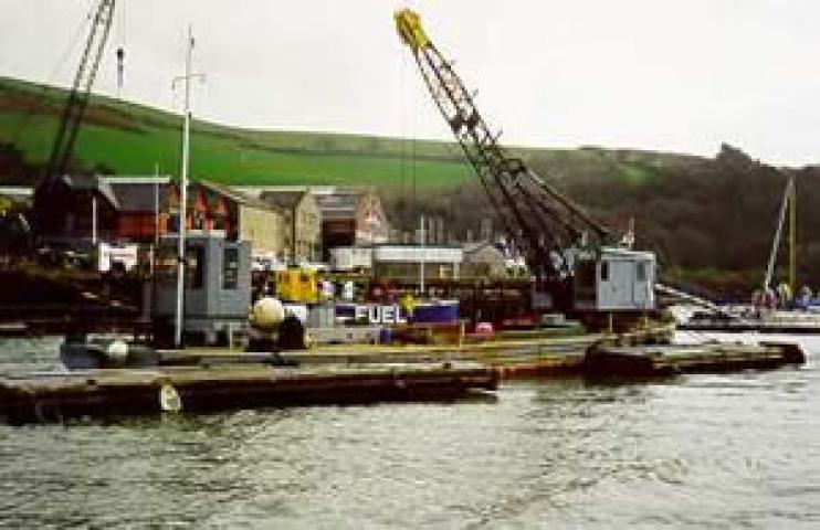 PANURGIC - on the River Dart. Starboard side.