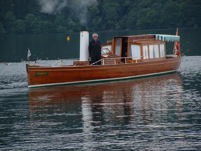 Shamrock under way - port side view