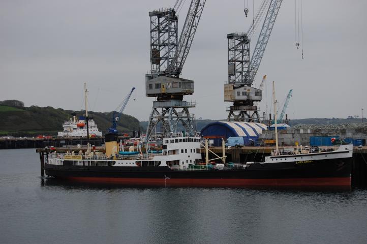 SS Shieldhall - in Falmouth Harbour