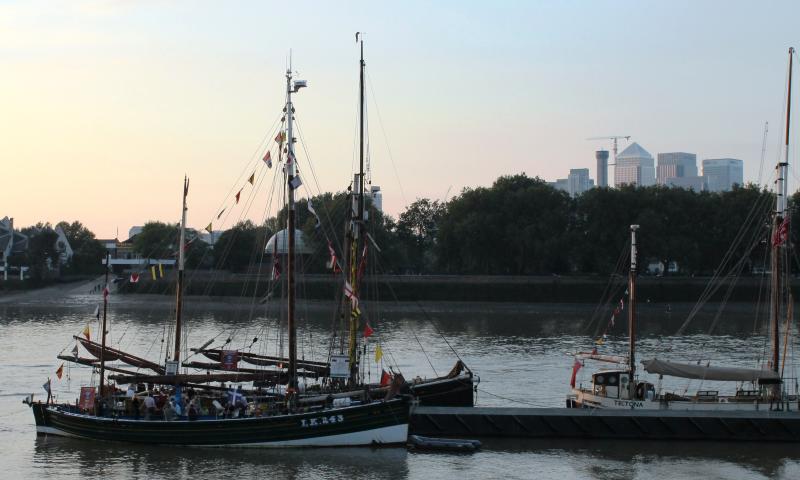 Swan at Tall Ships Festival Greenwich, 2014