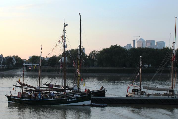 Swan at Tall Ships Festival Greenwich, 2014