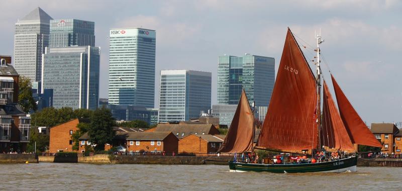 Swan at Tall Ships Festival Greenwich, 2014