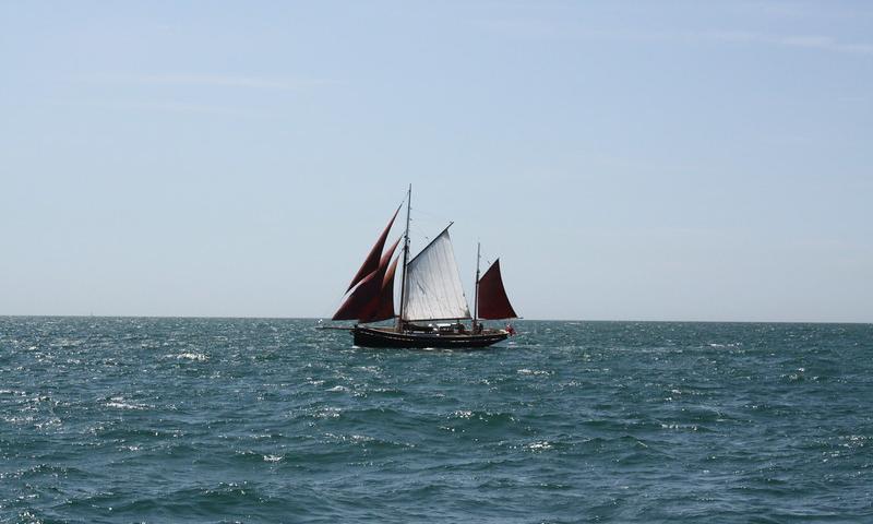 Our Lizzie on her way to Dunkirk commemorations, 2015