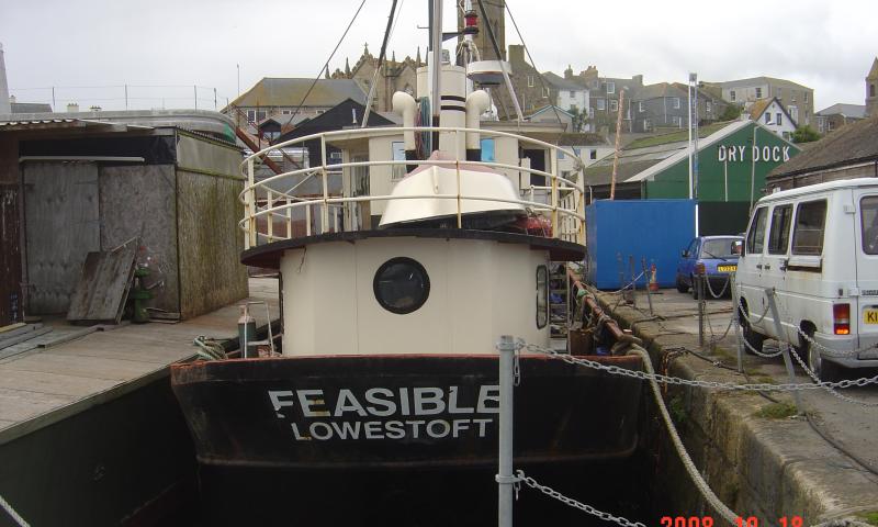 Stern view, Penzance, October 2008