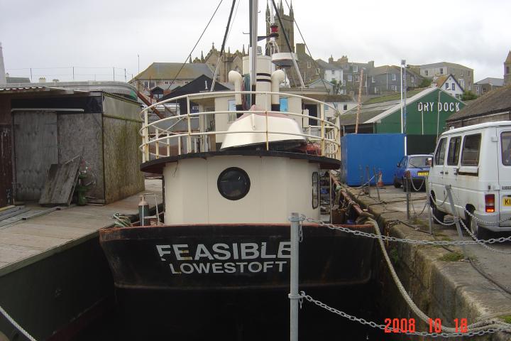 Stern view, Penzance, October 2008