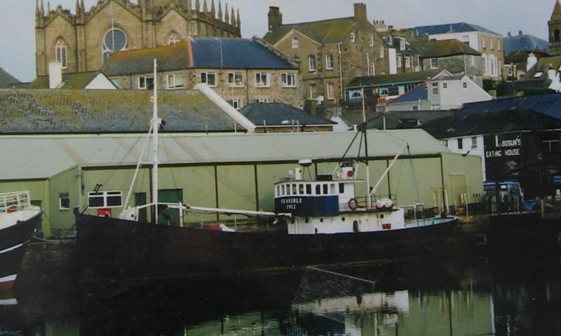 Feasible port side - moored at Penzance