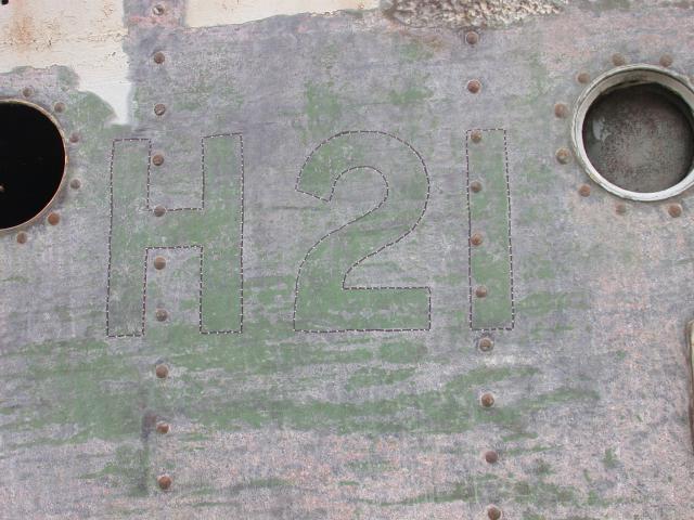 hull showing original marking