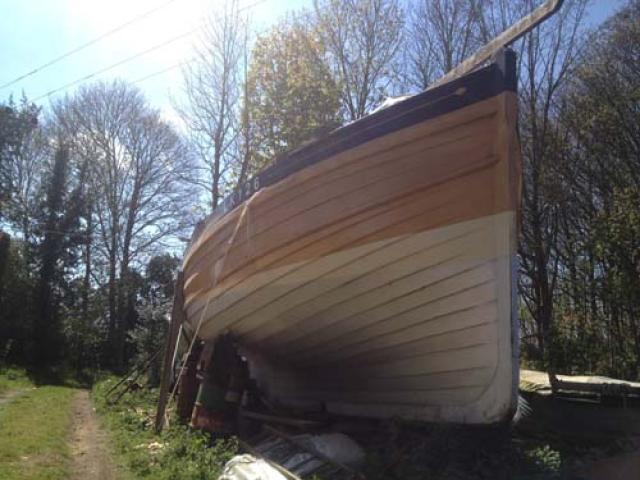 Kate - restoration on the bow