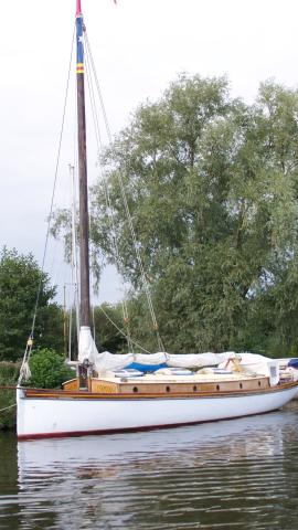 White Moth near Horning, port bow