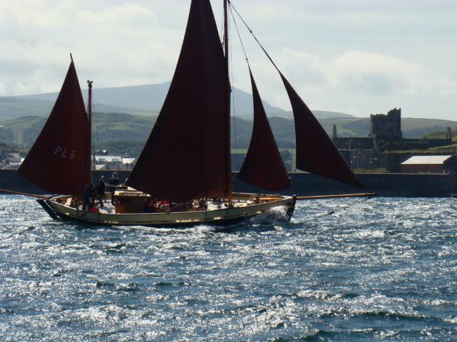 White Heather - starboard side view