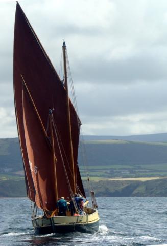 Sailing at sea