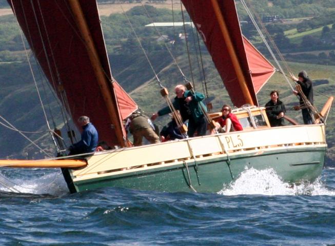 White Heather - under sail, Peel 2008