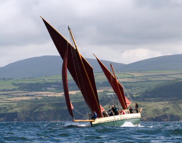 White Heather - under sail, Peel 2008