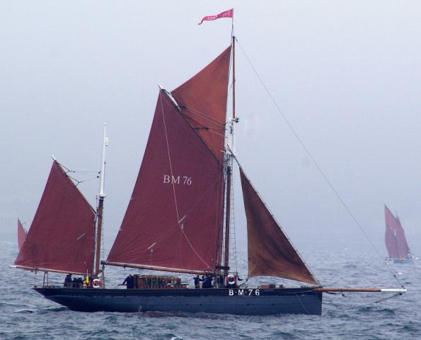 Vigilance - under sail