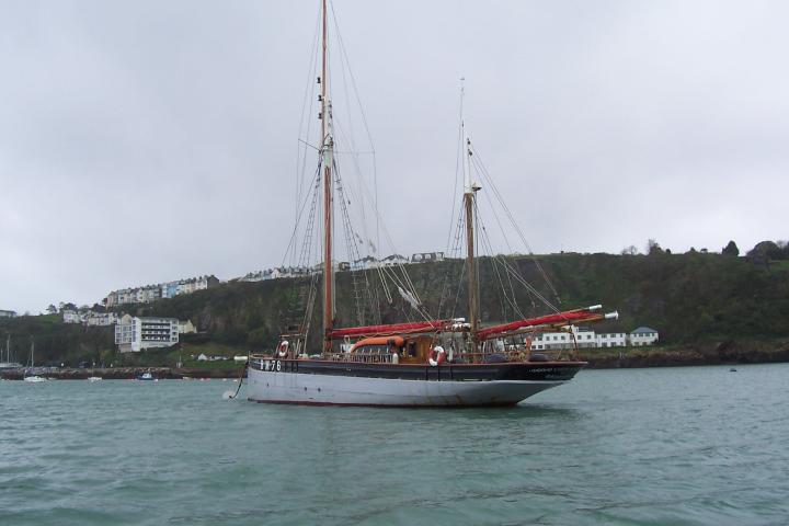 VIGILANCE - at anchor, port side