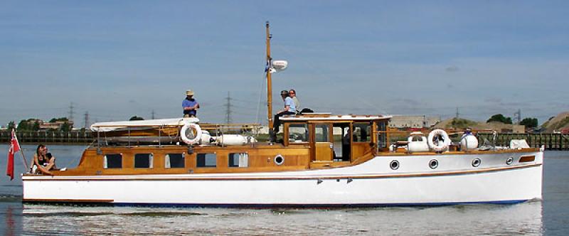 ST JOAN - underway, starboard side