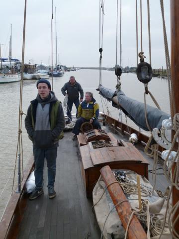 Leila - during move from yard at Southwold end of Feb 2013