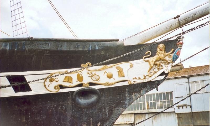 Great Britain - bow view and figurehead