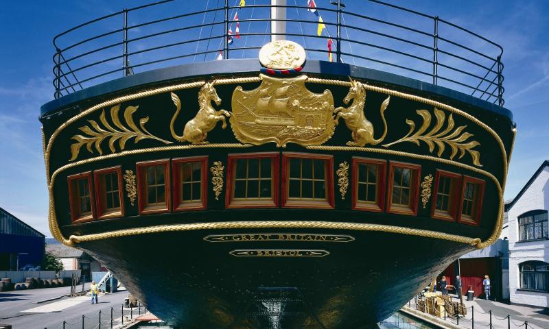 ss Great Britain - stern view