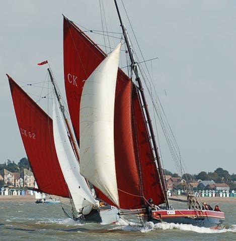 Sunbeam racing - bow looking aft