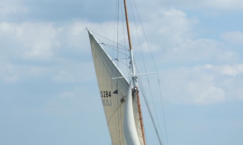 DORIS under sail