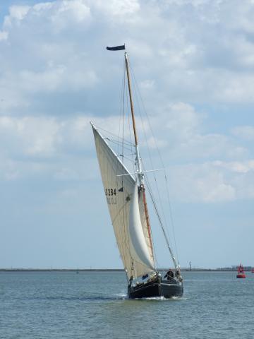 DORIS under sail