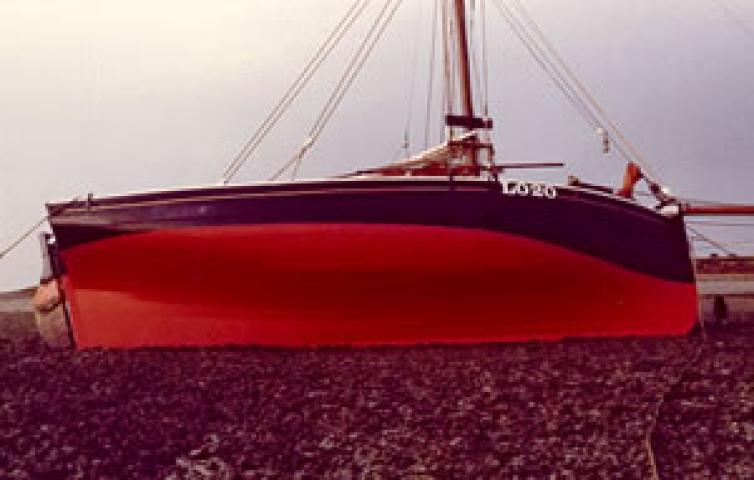 DORIS - high and dry lying on port side.