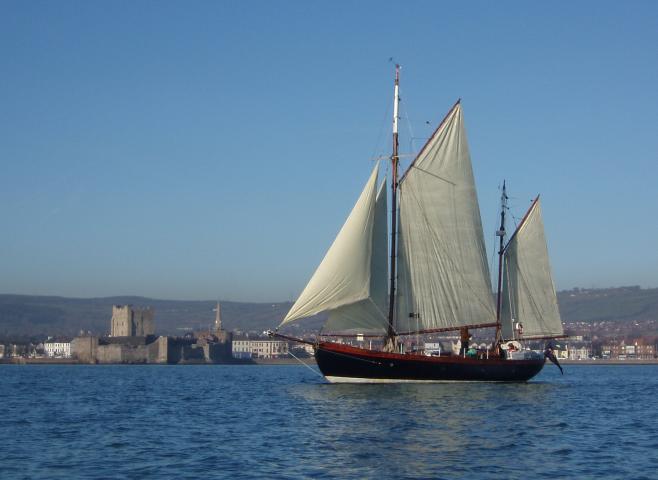 Morna - port side view