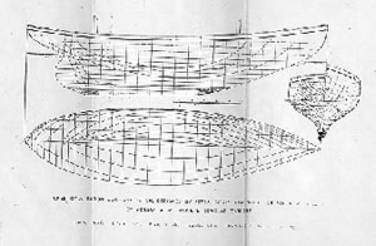 MORNA - lines as appeared in Yachting Monthly in 1920.