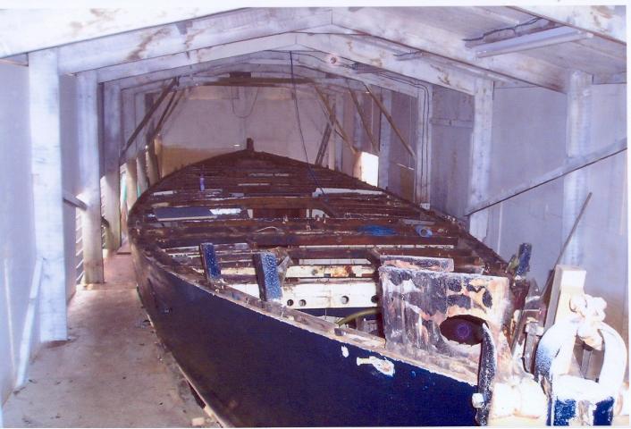 Morna - undergoing restoration