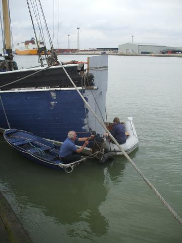 Photo Comp 2012 entry: Kenya Jacaranda - caulking the bows