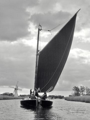 Albion under sail