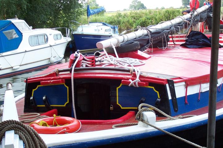 View of Albion's cockpit