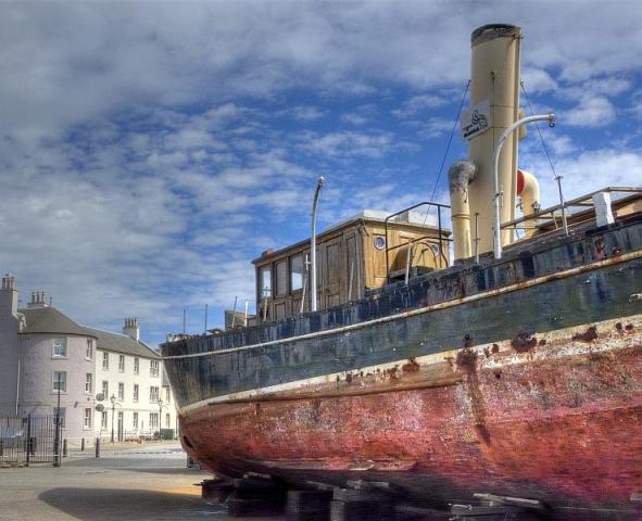 Carola - Steam Yacht 'Carola' ready for refurbishment - Photo Comp 2011 entry