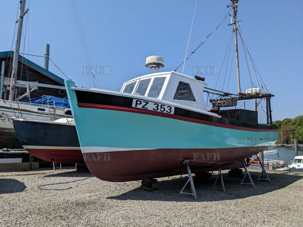 Girl Penny in the dry after her latest refit