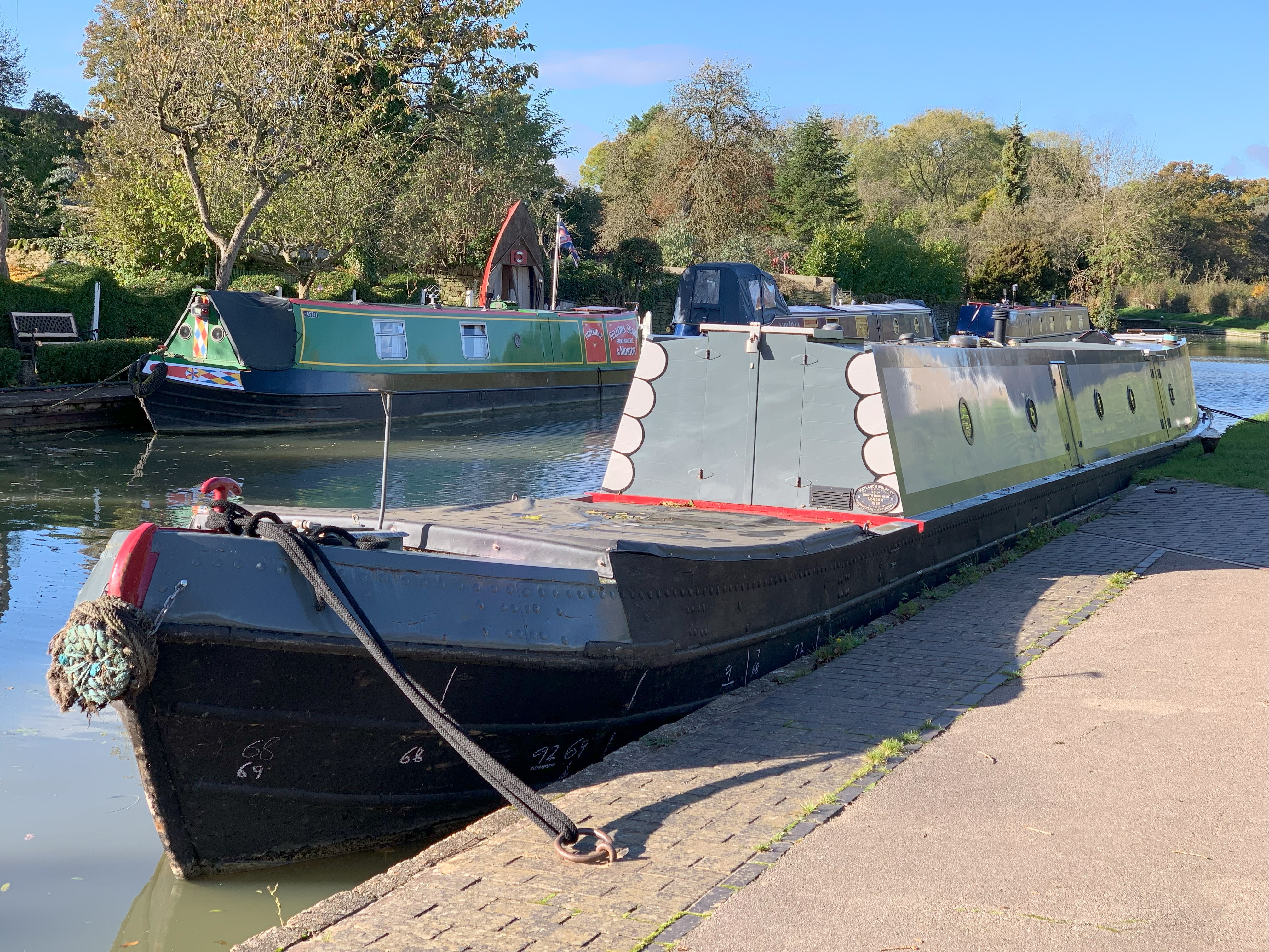 Marcellus from her bow at Stoke Bruerne 