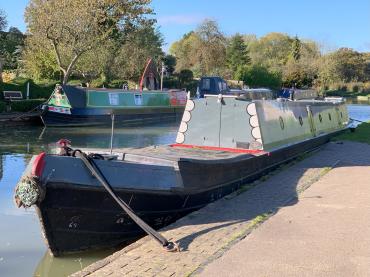 Marcellus from her bow at Stoke Bruerne 