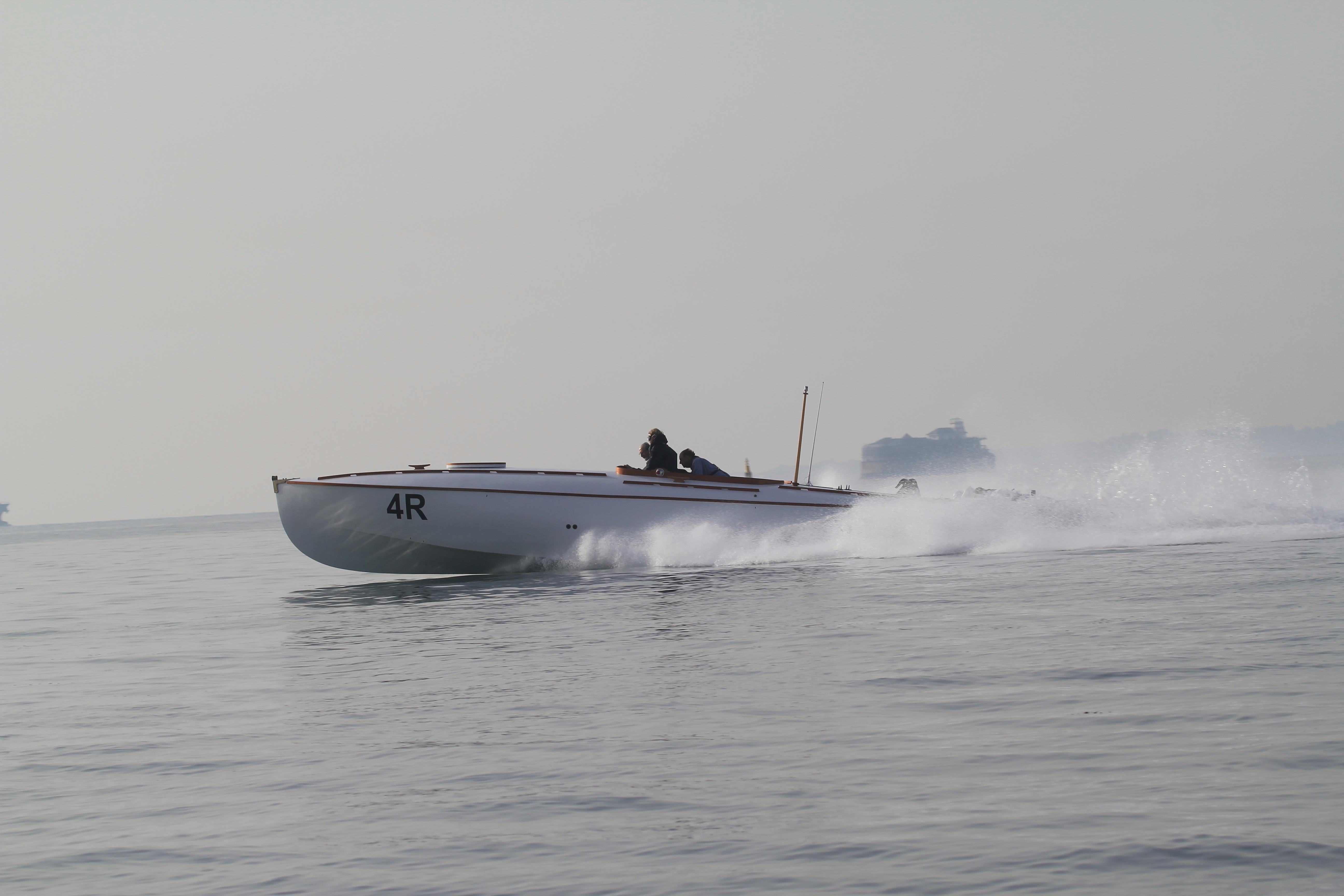CMB4R during her sea trials