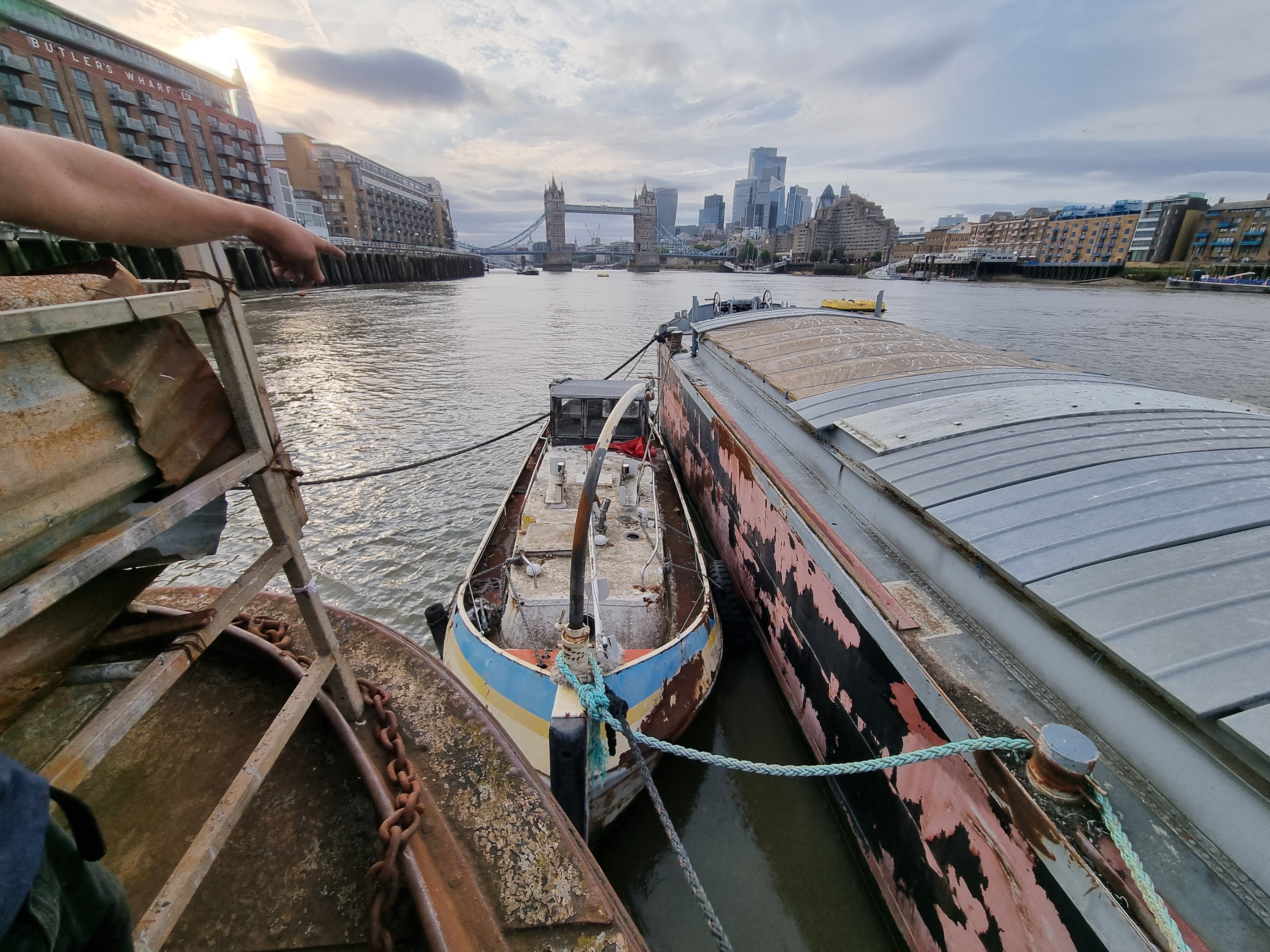 Showery at Reeds Wharf