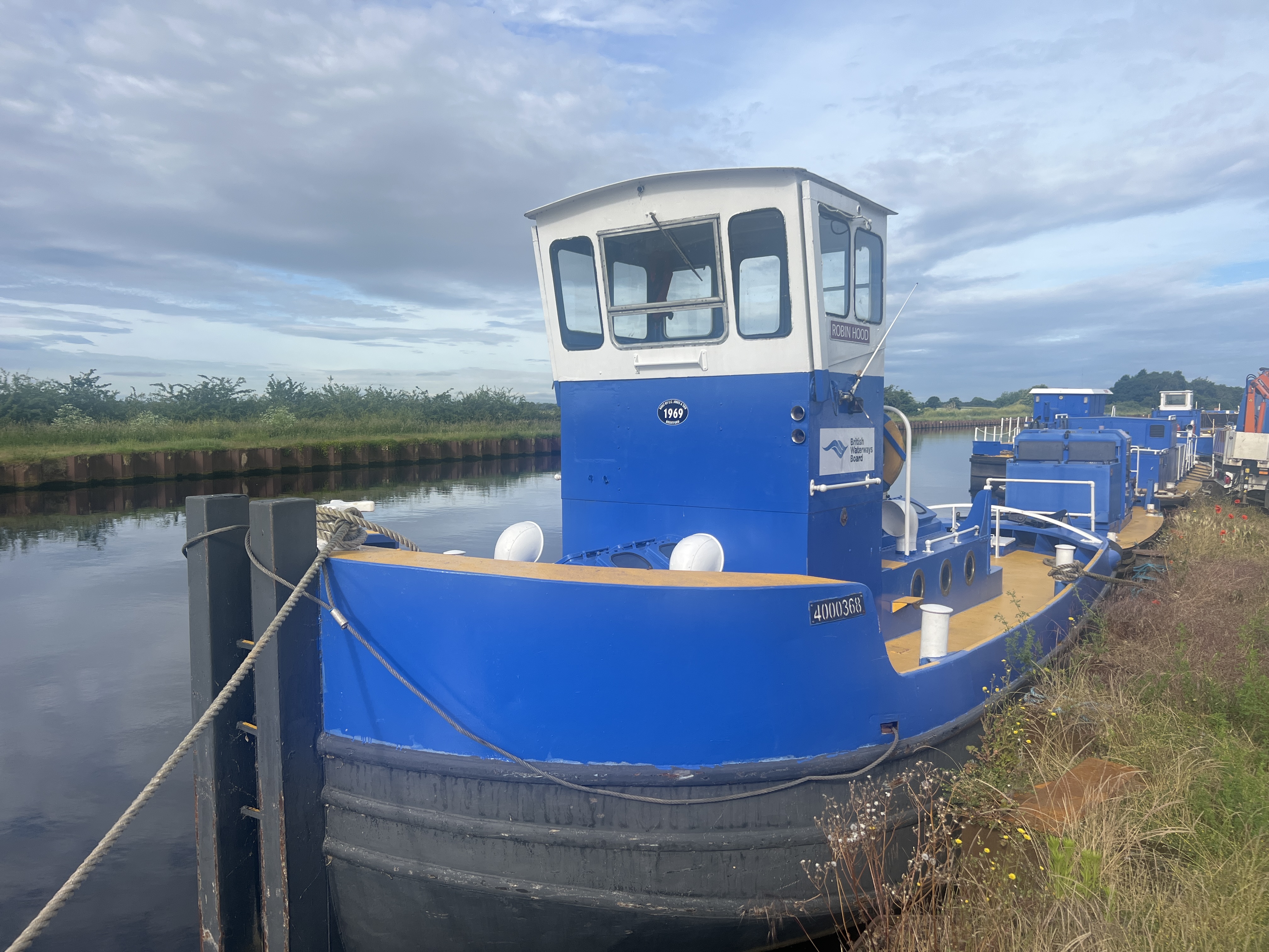 Robin Hood moored