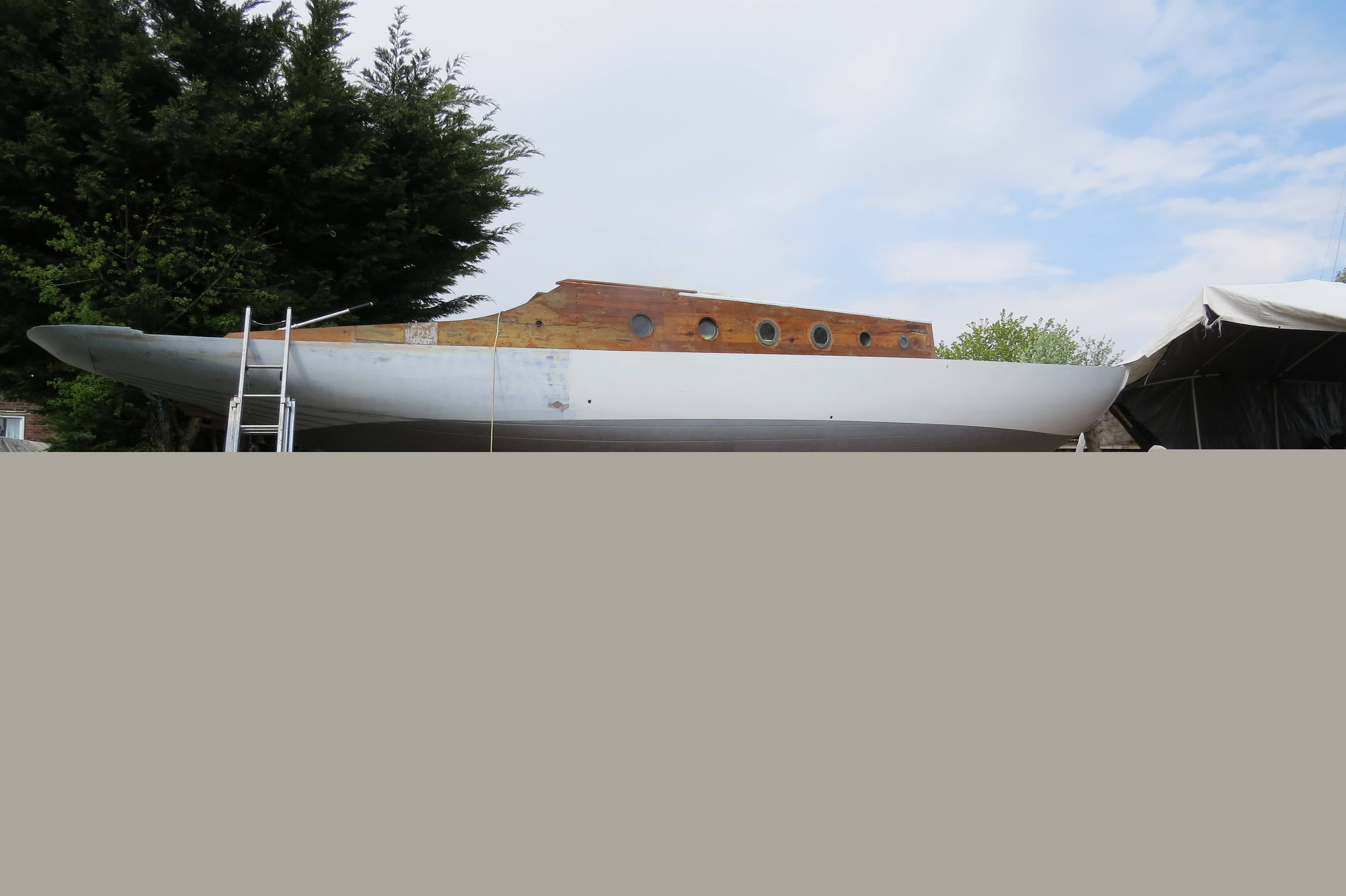 Freya in dry dock