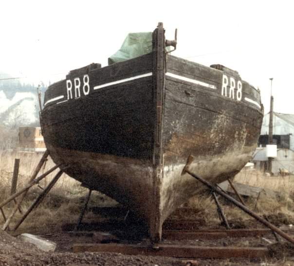 Hilda Marjorie in the dry, from her bow