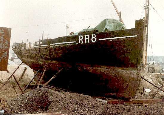 Hilda Marjorie in the dry
